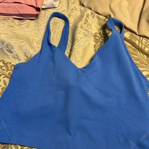 Blue sports bra Lululemon